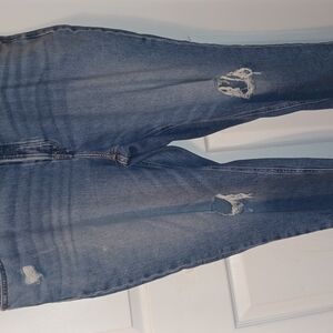 Classic Blue Distressed Women's Jeans